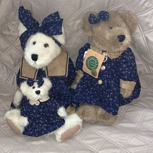 Boyds Bears 🌸 Trio Sadie, Mallory & Mindy Witebruin